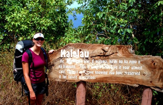 entering Kalalau Beach