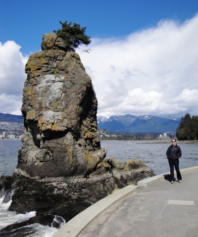 Siwash Rock in Vancouver's Stanley Park