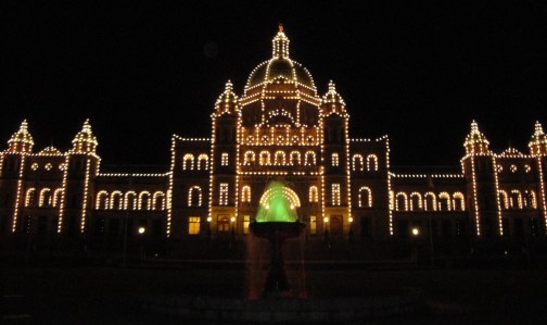 Parliament Building in Victoria, BC