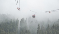 Gondolas in the Mist