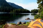 camp at Glacier&nbsp;Lake