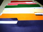 colorful folders
