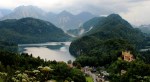looking down on Hohenschwangau&nbsp;Castle