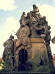 Statues of Saints John of Matha, Felix of Valois, and&nbsp;Ivan